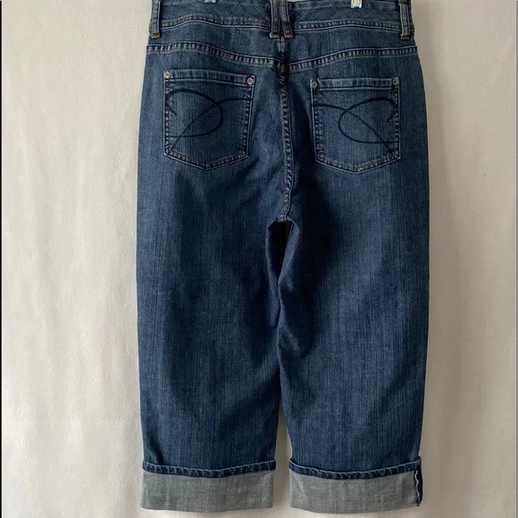 Chico’s Platinum Size 2 Denim Crop Jeans - Picture 13 of 16